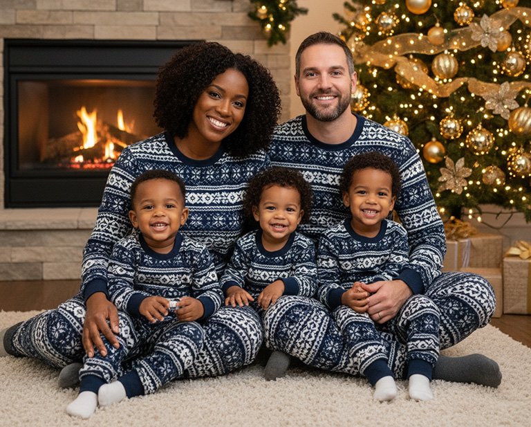 Holiday family mini session